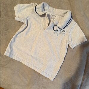Calvin Klein Kids' Sky Blue Polo Shirt